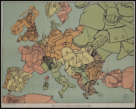 Interesting World War I cartoon 